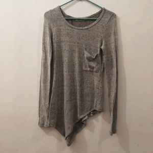 Asymmetrical Grey Sweater